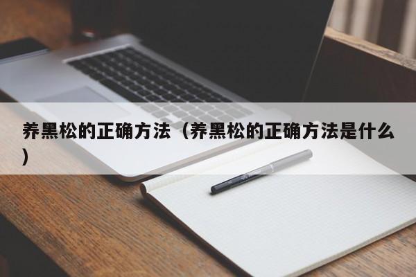 养黑松的正确方法（养黑松的正确方法是什么） 